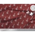 thumbnail image 3 of Soimoi Viscose Chiffon Fabric Leaves & Floral Block Print Fabric by The Yard 42 Inch Wide, 3 of 3