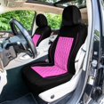 thumbnail image 1 of Universal Fit Car Seat Cover – Full Set of Automotive Seat Covers, Diamond Stitched Flat Cloth Cloth Seat Protector for Cars, Trucks, SUVs and Vans, Washable Seat Cover, 1 of 7