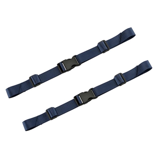 2pcs Universal Backpack Webbing Chest Stability Straps Waist Straps Belt - Chest Strap Navy Blue