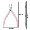 thumbnail image 2 of Cuticle Nipper with Cuticle Pusher - Stainless Steel Cuticle Clipper Cutter Nail Cuticle Remover Tools for Fingernails and Toenails, 2 of 6