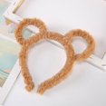 thumbnail image 3 of Winter Headband with Bear Ears for Women Cozy Cartoon Stuffed Hair Hoop Party Accessory, 3 of 6