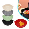 thumbnail image 1 of Silicone Bakeware Environmentally Friendly Food Grade Non Stick Multifunctional High Temperature Resistance Microwave Reusable Round Shape Baking Pan Kitchen Tools, 1 of 7