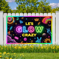 thumbnail image 2 of Neon Lights Glow Party Banner Retro Design Disco Theme for Birthday Party Indoor Decoration Dance Event, 2 of 5