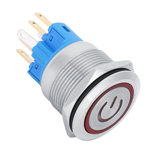 Fosa Bouton, 2 Pcs Bouton-Poussoir, Interrupteur à Pression pour Circuit Interrupteur de Commande Circuit