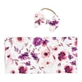 thumbnail image 2 of Newborn Infant Baby Sack Swaddle Wrap Blanket and Headband, 2 of 9