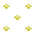 thumbnail image 1 of Baohd 50pack/lot Multi-color Fabric For Wide Application In Weddings And Parties Hats Fiber Realistic Appearance Soft Texture Yellow 4.5cm 5Set, 1 of 6
