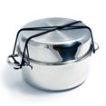 thumbnail image 3 of Camco Batterie de Cuisine en Acier Inoxydable 7 Pcs, Ensemble Emboîtable avec Poignée et Sangle de Rangement, 3 of 10