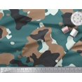 thumbnail image 2 of Soimoi polyester Crepe Fabric Two Tone With White Camouflage Printed Fabric 1 Yard 52 Inch Wide, 2 of 3