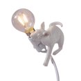 thumbnail image 4 of Table Lamp Mouse Desk Lamp Resin Animal Side Table Light E12 Light Bulb  White  EU Plug  Lying Mouse, 4 of 9
