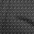 thumbnail image 1 of oneOone Polyester Spandex Black Fabric Floral Sewing Craft Projects Fabric Prints By Yard 56 Inch Wide, 1 of 5