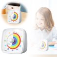 thumbnail image 1 of Binwennn Visual Timer Multifunctional Mini Electronic Timer Old Timer Meat Boxing round Timer with Sound Kitchen Grill Watch Clock for Kids Kitchen Timer Candy Digital Instant Read with Stainless Long, 1 of 6