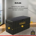 thumbnail image 3 of Ram Quality Products 71 Gallon Outdoor Backyard Patio Storage Deck Box, 3 of 11