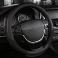 thumbnail image 4 of EGNMCR Steering Wheel Cover Car Steering Wheel Cover Leather Summer Four Season Handle Cover Breathable Available In Thousands Of Models Embossed For Foreign Trade Steering wheel leather cover, 4 of 6