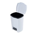 thumbnail image 3 of Mistral 19L Step on Garbage Can White, 3 of 6