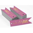 thumbnail image 2 of Inkdotpot Real Gold Foil Made With Love Text Tags Favor Hang Paper Tags 50 Pieces, 2 of 6