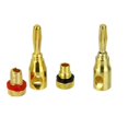 thumbnail image 5 of ziyahi 10x Gold plated Musical Speaker Cable Wire Screw Banana Plug Connector 4MM, 5 of 5