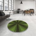 thumbnail image 4 of Ahgly Tapis Rectangulaire Lavable en Machine Intérieur Transitionnel Vert Forêt Foncé, 2 Pieds x 5 Pieds, 4 of 7
