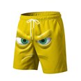 thumbnail image 3 of Ceisia Men's Quick Dry Swim Trunks with Pockets Elastic Waist Drawstring Mesh Lining Beach Shorts Gifts for Father, 3 of 5