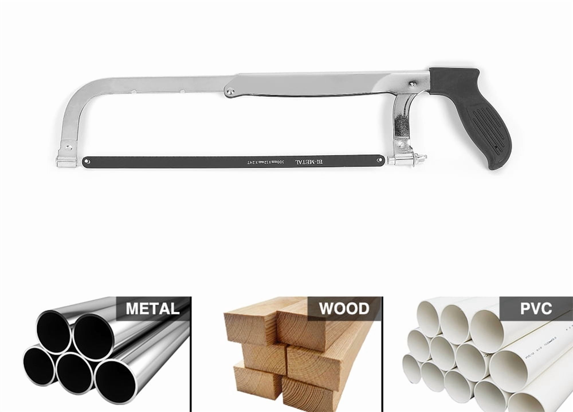 Swiss Tech 12 inch Heavy Duty Steel Hacksaw