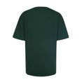 thumbnail image 5 of Yuyuzo Chemises d'Été pour Femmes Col Rond Manches Courtes Tee Tops Blouses Amples Unies, 5 of 5