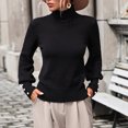 thumbnail image 1 of Dvkptbk Chandails pour Femmes Mode Décontractée Couleur Manches Longues Col Rond Chandail Vêtements en Liquidation, 1 of 9