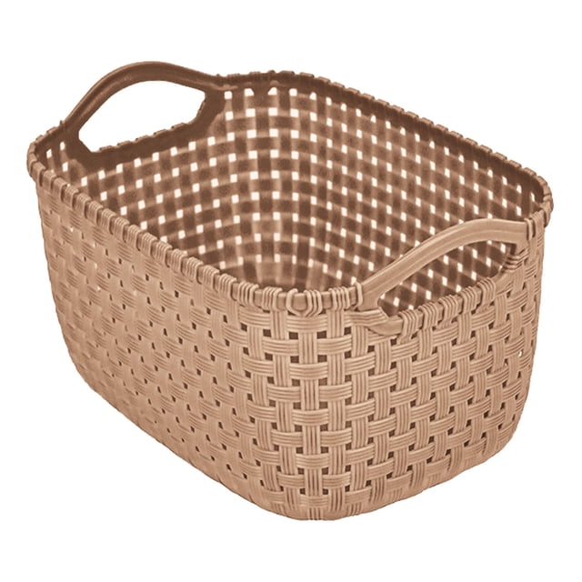 Woven Storage Boxes for Home Organization Ideal -Purpose Decorative Containers Keep Items Neatly Stored