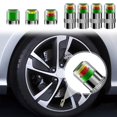 thumbnail image 1 of Feltree 4 Pcs Valves de Surveillance de Pression des Pneus pour Voiture Auto, 1 of 8