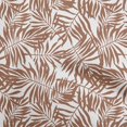 thumbnail image 1 of oneOone Popeline de Coton Brun Tissu Feuille Matière de Robe Tissu Imprimé Tissu au Mètre 42 Pouces de Large, 1 of 4