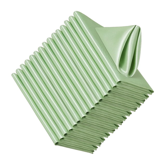 kurtrusly 20pack/lot Fashionable Table Napkins For Wide Range Of Applications Easy tea green