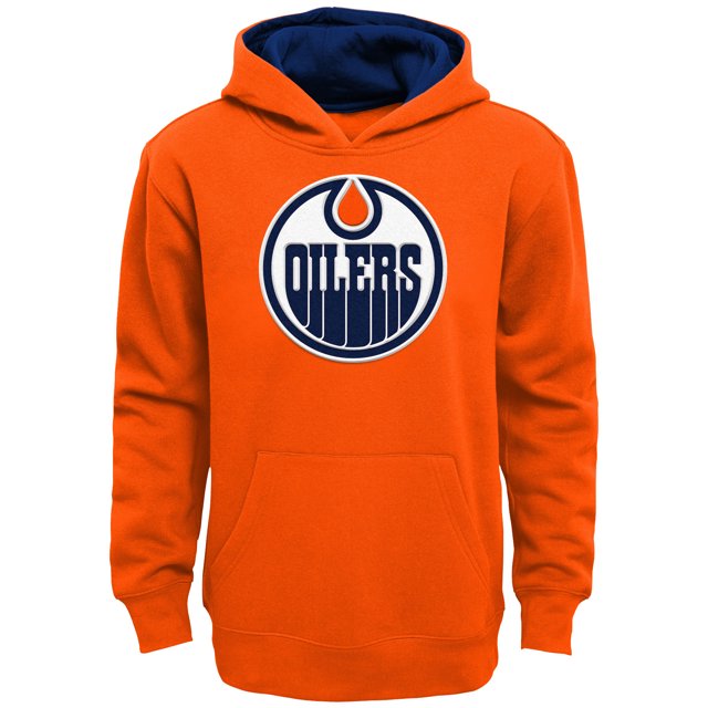 Edmonton Oilers Sweat à Capuche Basique en Molleton pour les Jeunes