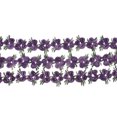 thumbnail image 2 of 4.5m Embroidered Flowers Fabric Ribbon DIY Lace Trim for Sewing Art Crafts, 2 of 8