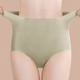 thumbnail image 2 of MeetoTime Seamless High Waisted Underwear Stretchy No Show Briefs Comfortable Full Coverage Panties, 2 of 4
