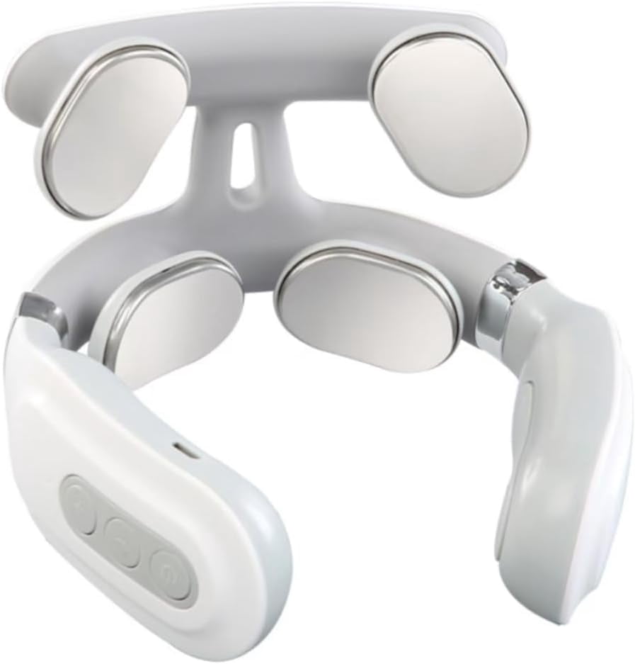 Vitality Magic Pro 2.0 Neck Massager, Portable Massager with Heat and Vibration, 6 Modes, Hands-Free, Ergonomic Design