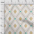 thumbnail image 2 of oneOone Polyester Spandex Light Brown Fabric Check Fabric For Sewing Printed Craft Fabric By The Yard 56 Inch Wide, 2 of 4