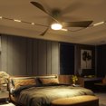 thumbnail image 3 of Gymax 52'' Reversible Ceiling Fan with Light 2700K/4200K/6500K LED Ceiling Fan Black, 3 of 10
