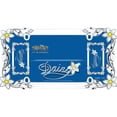 thumbnail image 2 of Cruiser Accessories Daisy License Plate Frame, Chrome/Painted, 2 of 4