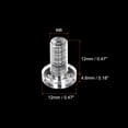 thumbnail image 2 of Unique Bargains M6x12mm Plastic Phillips Bolts PC Pan Head Machine Screws Transparent 50 Pack, 2 of 5