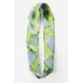 thumbnail image 2 of Bimba Green Grouper Fish Ocean Pure Silk Printed Head Bandanas Summer Neck Wrap Scarf 40 x 80 Inches, 2 of 6