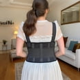 thumbnail image 3 of Adjustable Lower Back Support Belt for Posture Correction and Injury Prevention During Sports and Work, 3 of 5