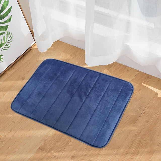 RKSTN Rug Bathroom Kitchen Absorbent Coral Velvet Memory Foam Non-slip Floor Mats Fall Decorations for Home