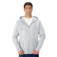 thumbnail image 1 of Jerzees Adult NuBlend Full Zip Hooded Sweatshirt, S, Ash, 1 of 1