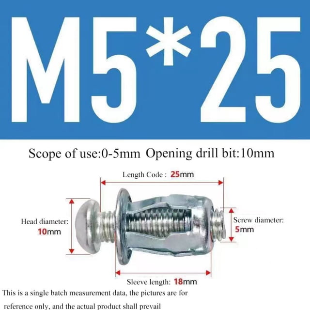Birdeem Nut Expansion Screw Gypsum Board Hollow Iron Car Fixed Expansion Bolts Lantern Type Riveting Connecting Nut