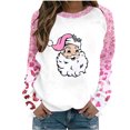 thumbnail image 2 of TIMIFIS Chandail de Noël pour Femmes, Mode Hivernale, Gnomes, Père Noël, Chandail à Col Rond Imprimé, Décontracté, Manches Longues, Chandail à Enfiler, Hauts, Cadeaux pour Femmes pour Noël, 2 of 4