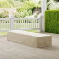 thumbnail image 2 of Afuera Living Housse de Chaise Longue de Patio en Tissu Vinyle Polyester, Couleur Beige, 2 of 7