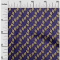 thumbnail image 1 of oneOone Georgette Viscose Fabric Leaves Block Print Sewing Fabric BTY 42 Inch Wide, 1 of 4