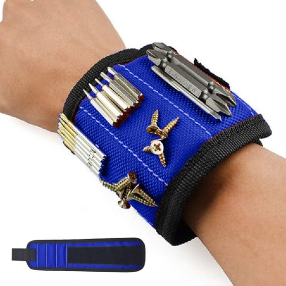 EGNMCR Kitchen Gadgets, Kitchen Accessories, Kitchen Utensils, Kitchen Tool Magnetic Wrist Strap Carpenter Multifunction Tool Nail Small Hardware Tool Nail Suction Wrist Strap Polyester wristband