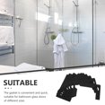 thumbnail image 2 of Miangastore Shower Door Pad Anti Collision PVC for Bathroom 10Pack 3.2X1.9X0.04In, 2 of 9