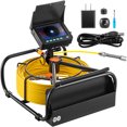 thumbnail image 1 of VEVOR Sewer Camera 164FT Cable Pipeline Inspection Camera 4.3 Inch TFT LCD Monitor Pipe Camera Screen Waterproof IP68 Duct Inspection Camera with 6PCS LEDs 8500MAH Lithium Battery, DVR Function, 50M, 1 of 9