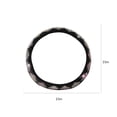 thumbnail image 3 of Dvkptbk Car Steering Wheel Cover Summer Steering Wheel Cover, Rhinestone Steering Wheel Cover with Crystal Diamond for Women, Sparkling Car Wheel Protector Universal Fit 14-15 Inches, 3 of 9