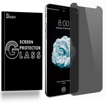 Compatible avec iPhone XR [BISEN] Protecteur d'Écran en Verre Trempé Anti-Espion, Confidentialité, Anti-Rayures, Anti-Choc, Incassable